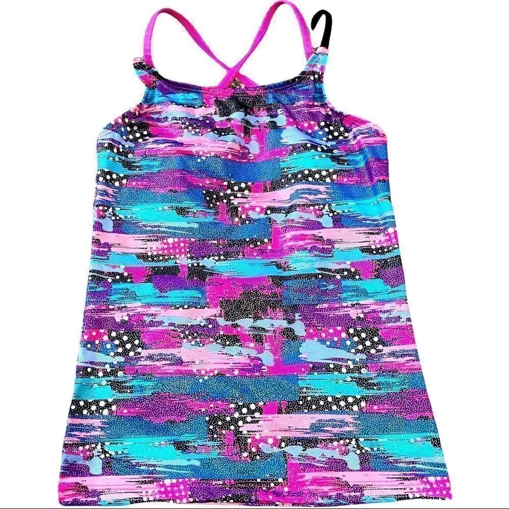freestyle by Danskin Kids Swimwear Top Sz 7/8